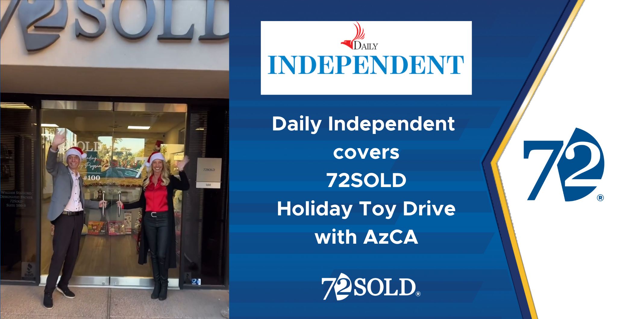 72SOLD Holds Holiday Toy Drive